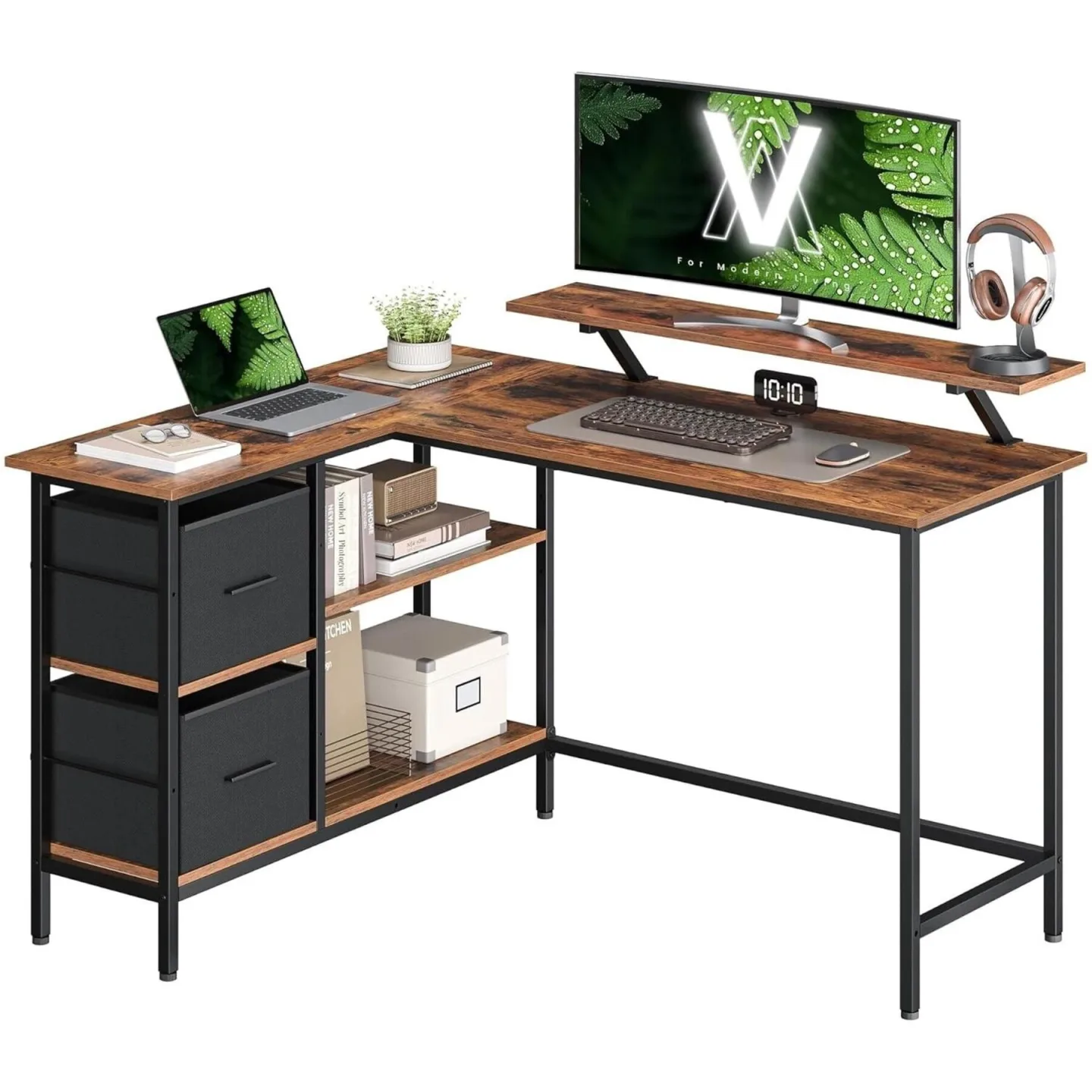 Schreibtisch VASAGLE B 135 T 105 cm - Schreibtisch
