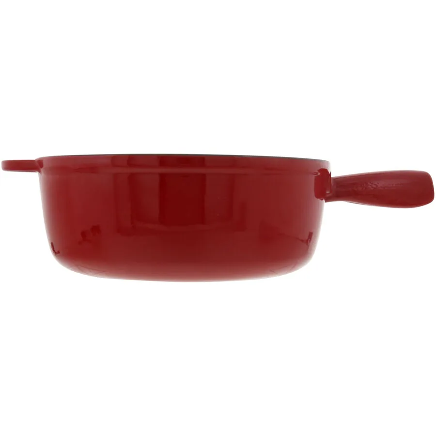 Gusseisen-Caquelon Nouvel Rot/Weiss Gusseisen 2.5 l