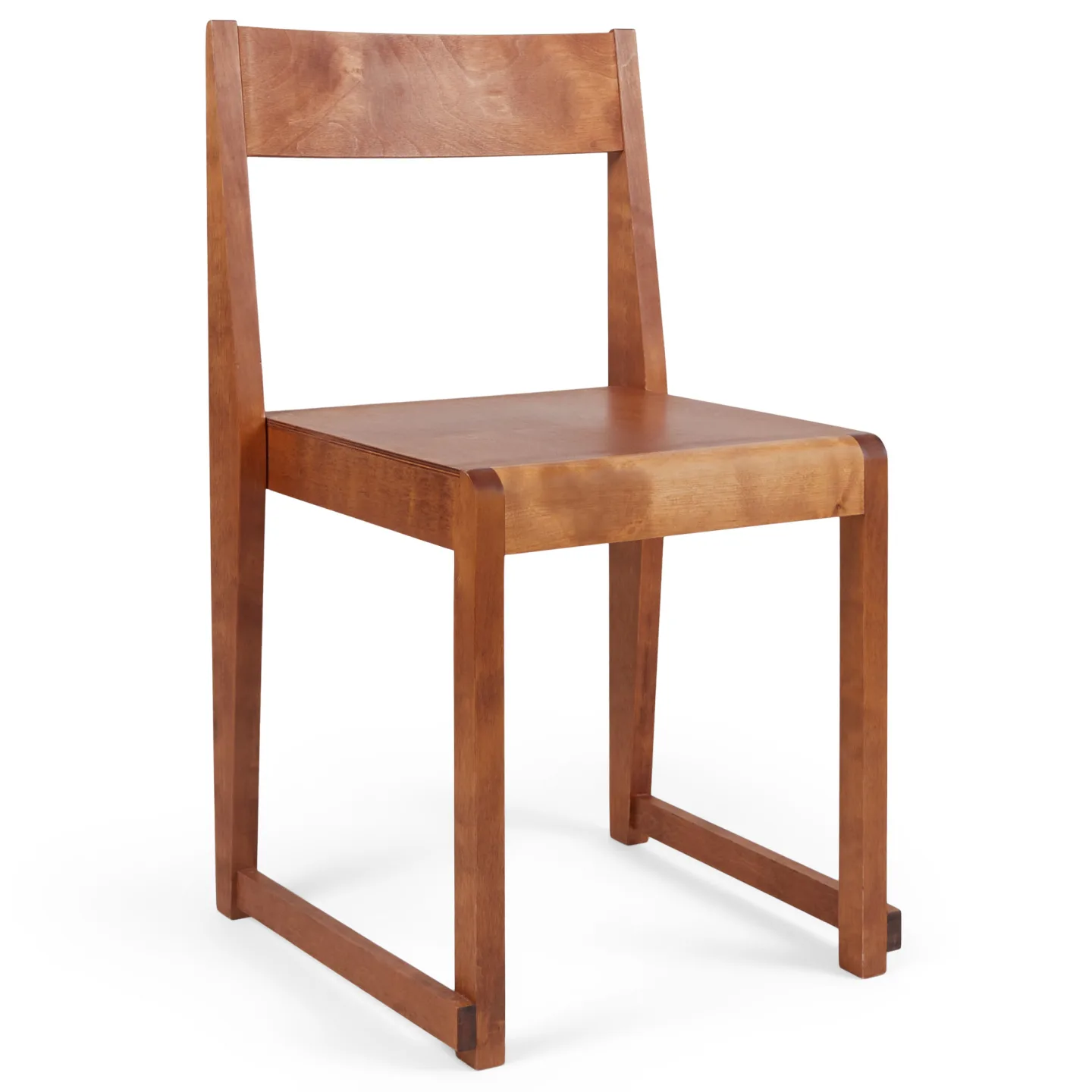 Frama - Chair 01 Warm Brown - Matstolar - Trä