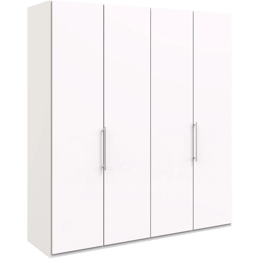 Kleiderschrank Folt weiss Holzwerkstoff B 200 cm