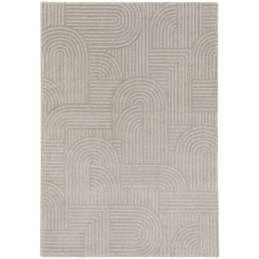 Teppich Moon Grau Einfarbig Polypropylen 80 x 150 cm