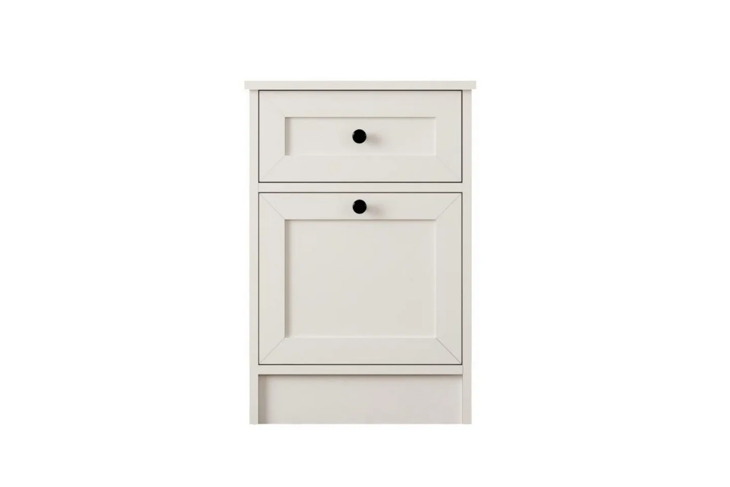 Varion Sängbord 45 cm - Matt Vit