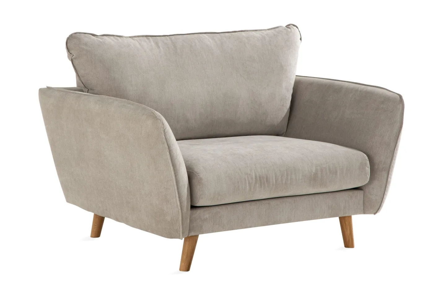 Trend Lyx Fåtölj - Beige/Ek