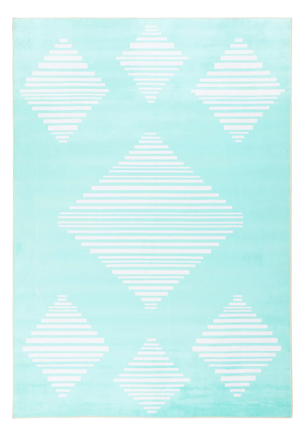Wilton-teppe - Carmen (lyseblå/hvit) (Størrelse: 240 x 340 cm)
