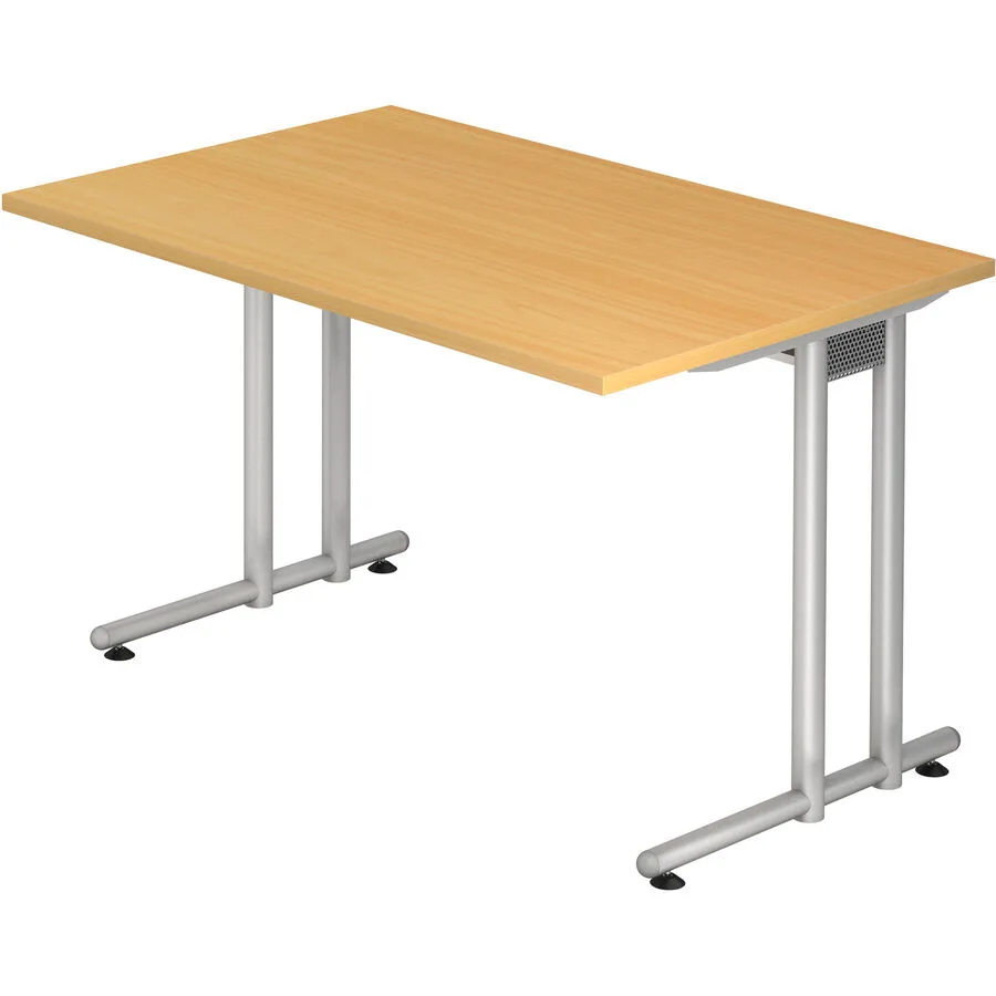 Schreibtisch Office buche Holzwerkstoff B 120 T 80 cm