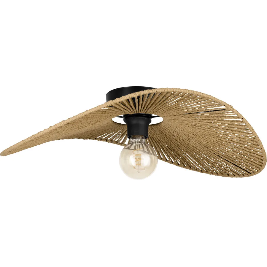 Eglo Deckenlampe Siruela Schwarz Stahl 40 cm 16 cm