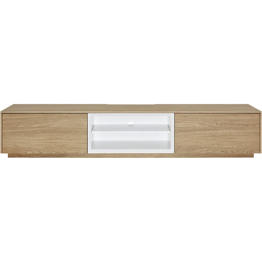 Lowboard Bodo braun/natur Holzwerkstoff/Eiche B 220 cm