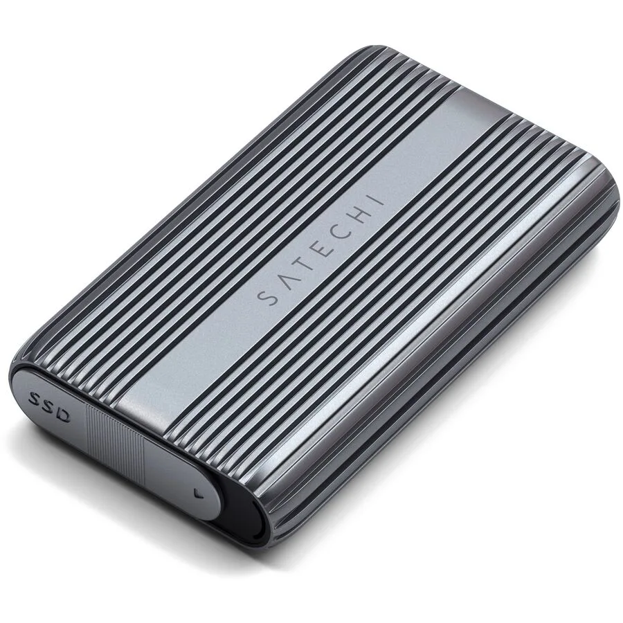 Speichermedium Satechi Schwarz/Silber - Farbe: Alu/schwarz