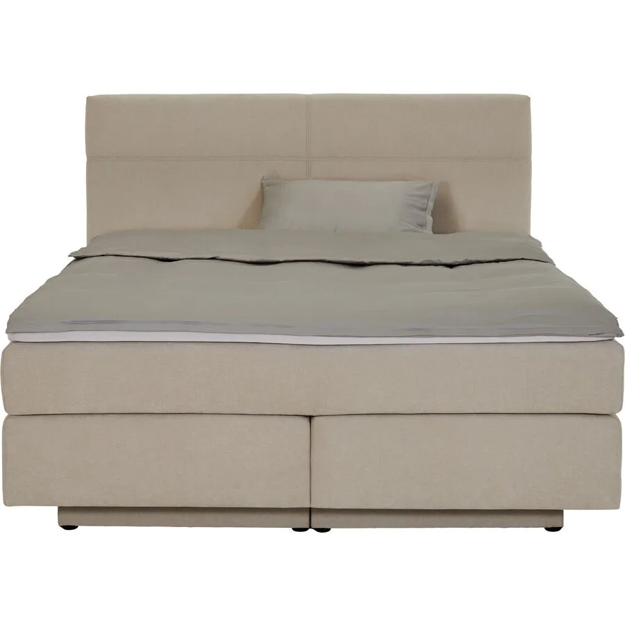 Boxspringbett Gabo Beige Polyester 160 x 200 cm