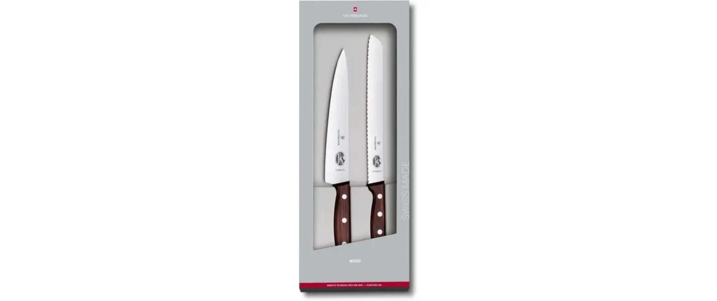 Alltron Messer-Set Wood, 2-teilig Von Victorinox Braun | Schubiger Möbel