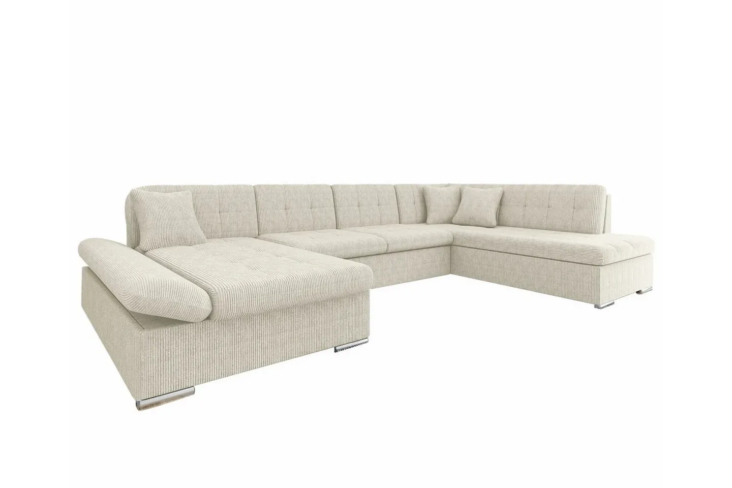 Zumar 4-sits Hörnbäddsoffa Beige/Light beige -