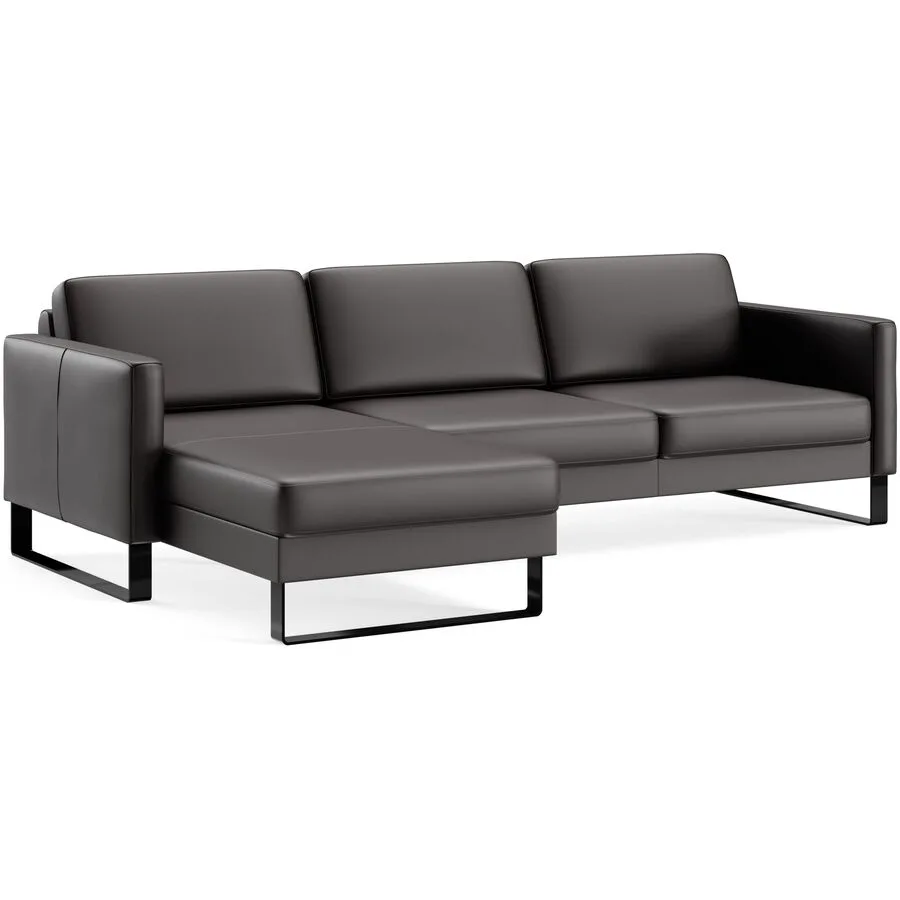 Ecksofa Devin Leder mocca B 247 T 157 cm - Möbel Konfigurator: Traummöbel individuell zusammenstellen