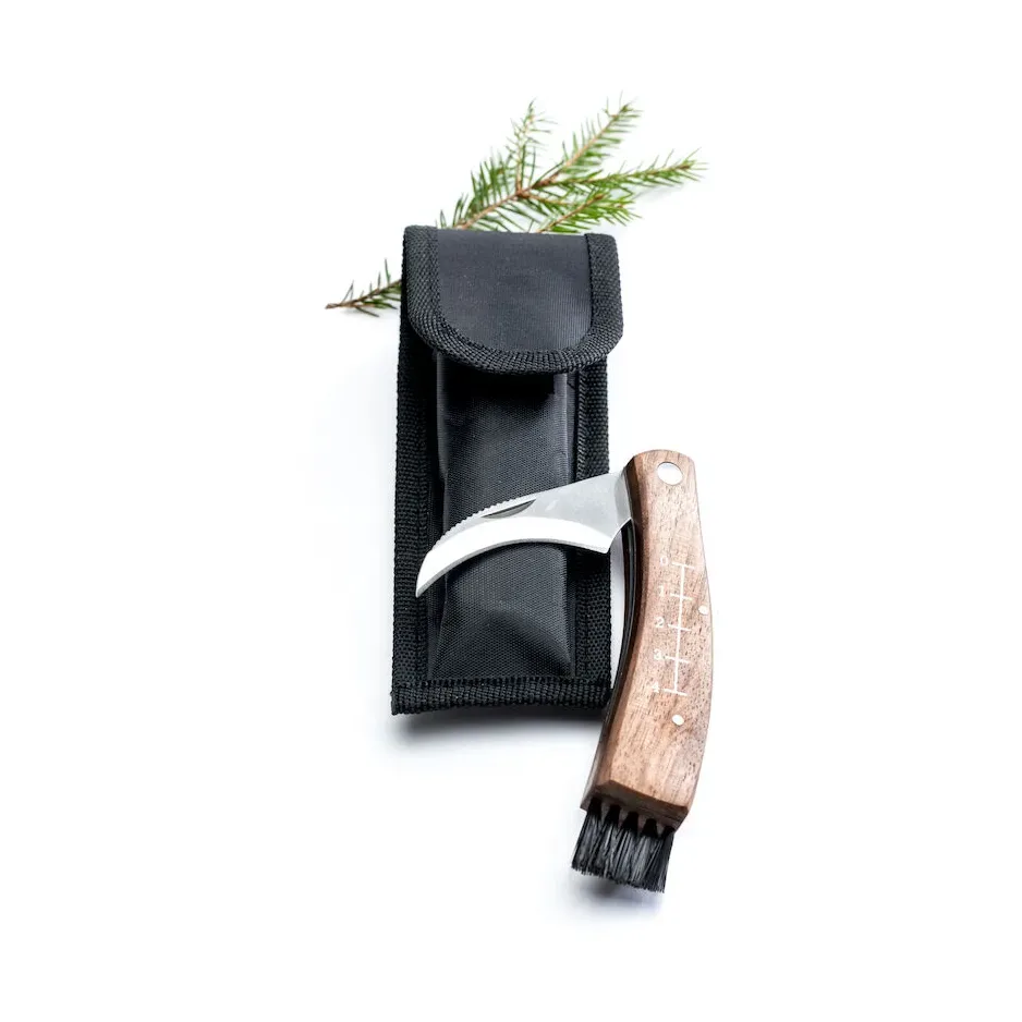 Sagaform Pilzmesser mit Etui Eiche