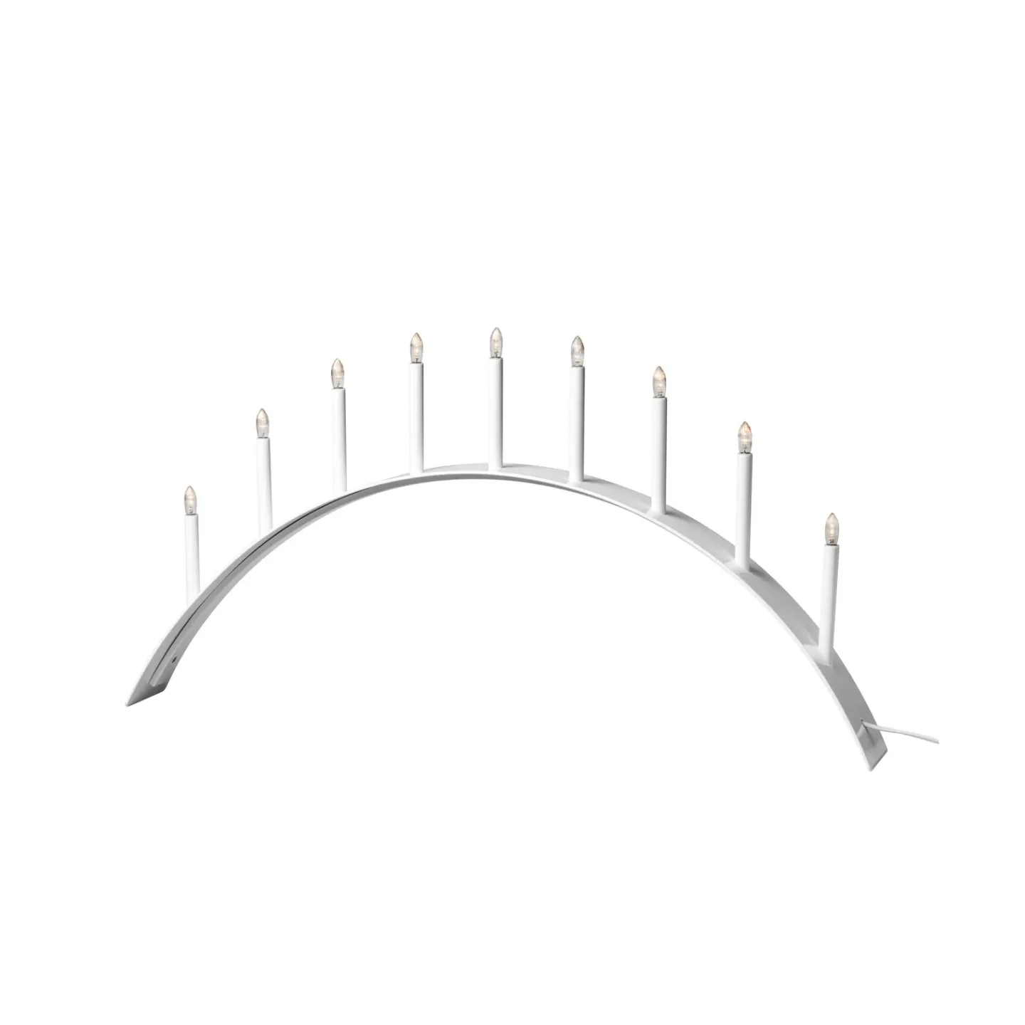 SMD Design Spica Bow 9 adventsljusstake Vit