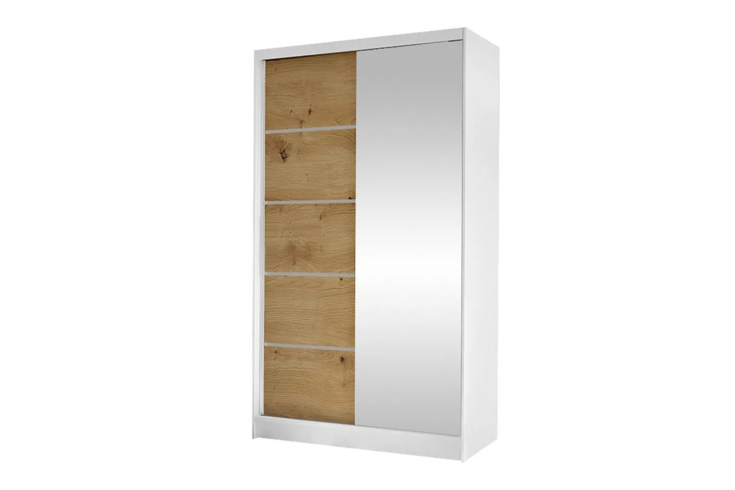 Glenmore Garderob m. Spegel White -