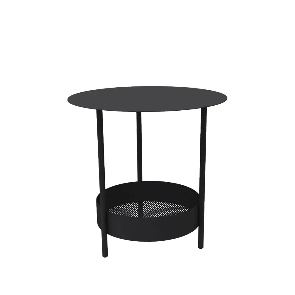 Fermob Salsa bord Ø50 cm Liquorice (svart)