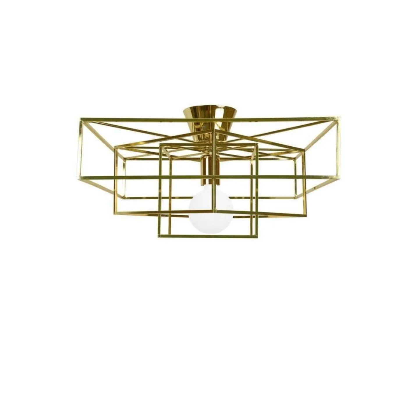 Cube Deckenleuchte Brass - Globen Lighting - Metall