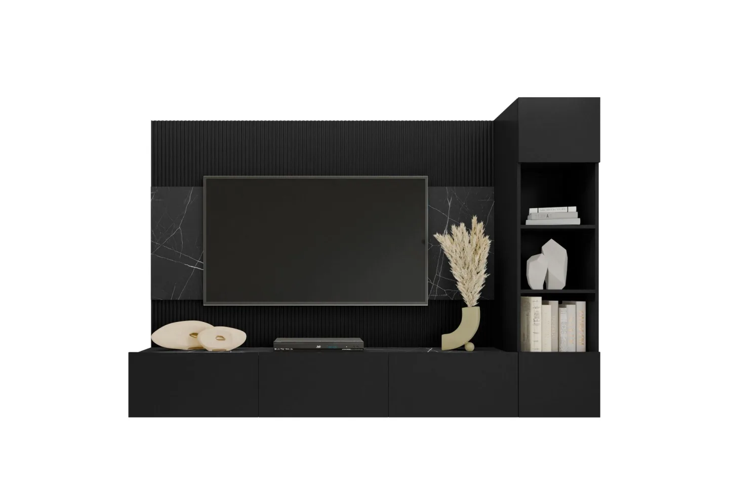 Bernice Tv-skåp 38x150 cm - Svart