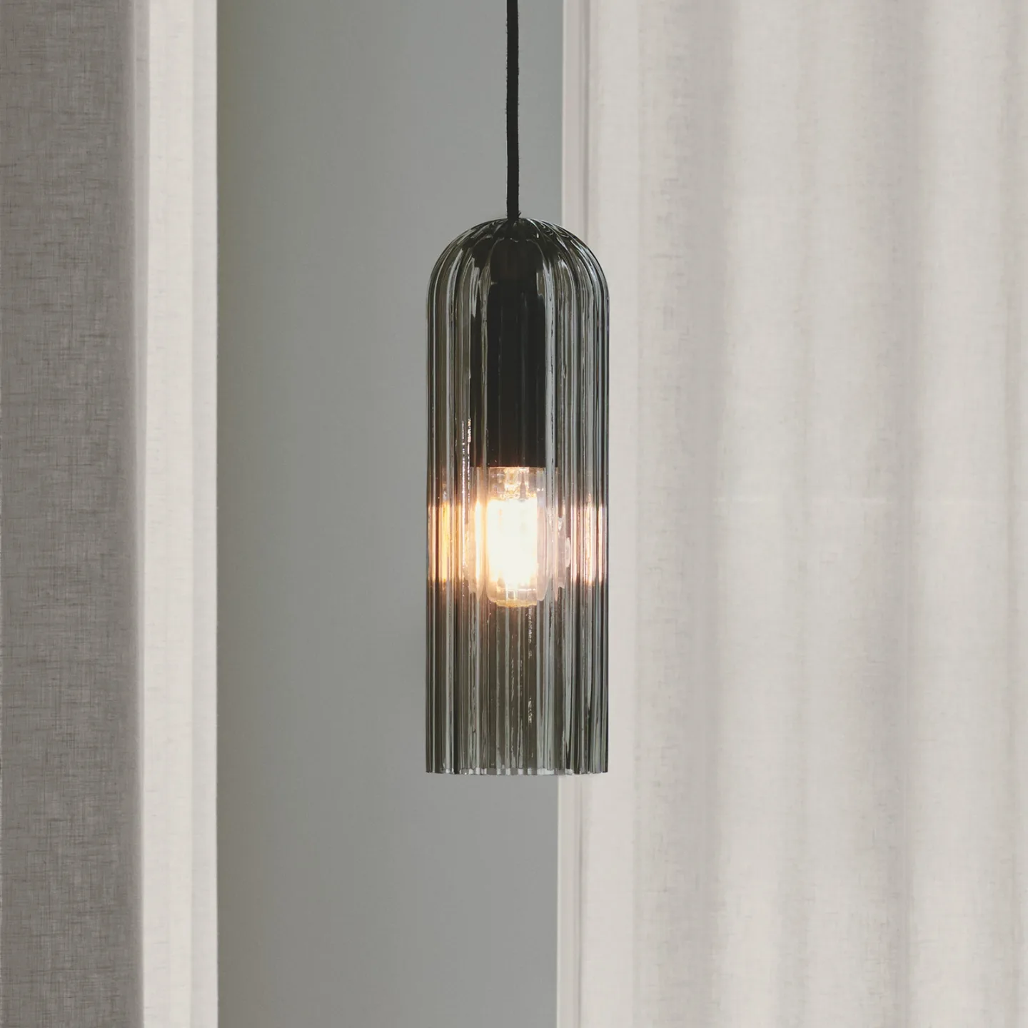 Miella Pendelleuchte Smoke - Nordlux - Esszimmer - Glas - Einflammig