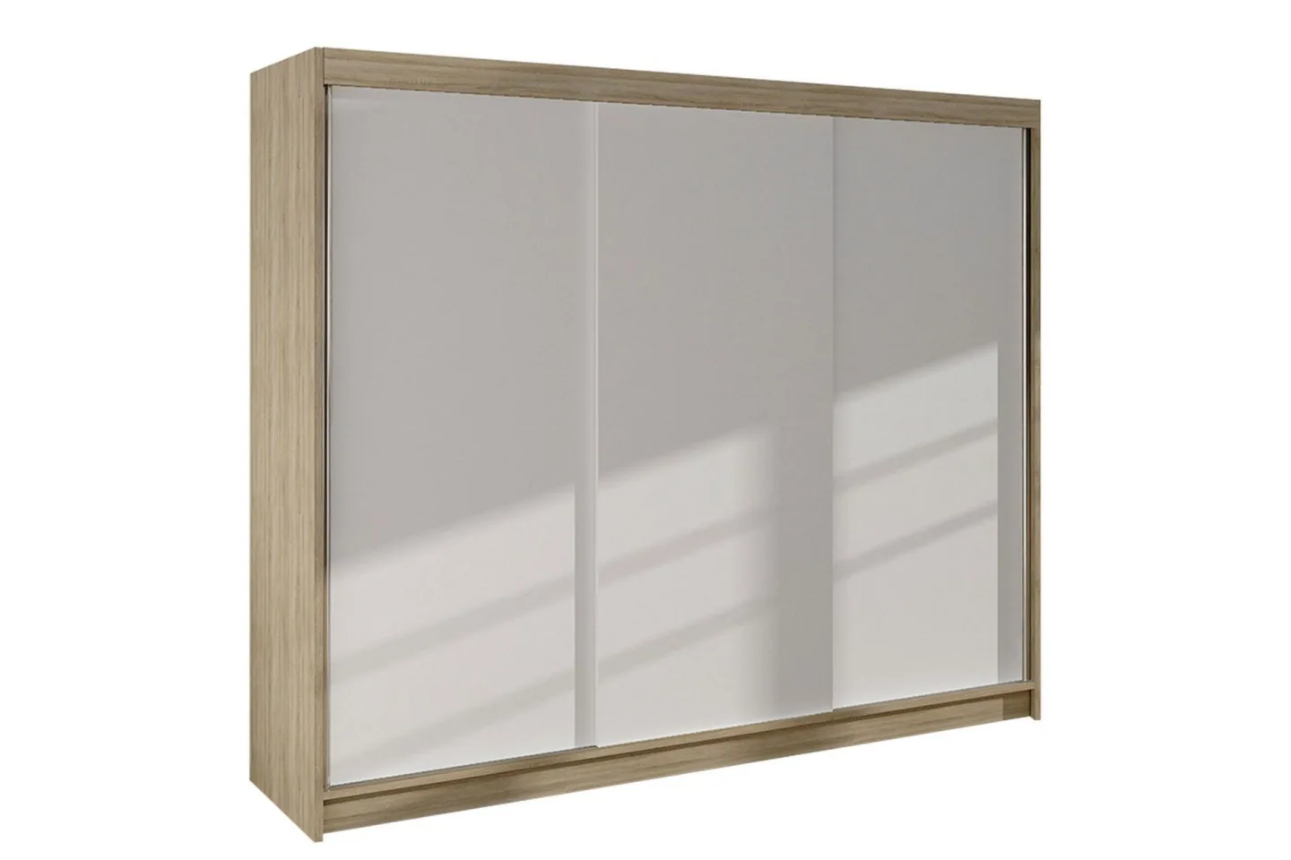 Cyria Garderob 200x215 cm - Beige/Vit