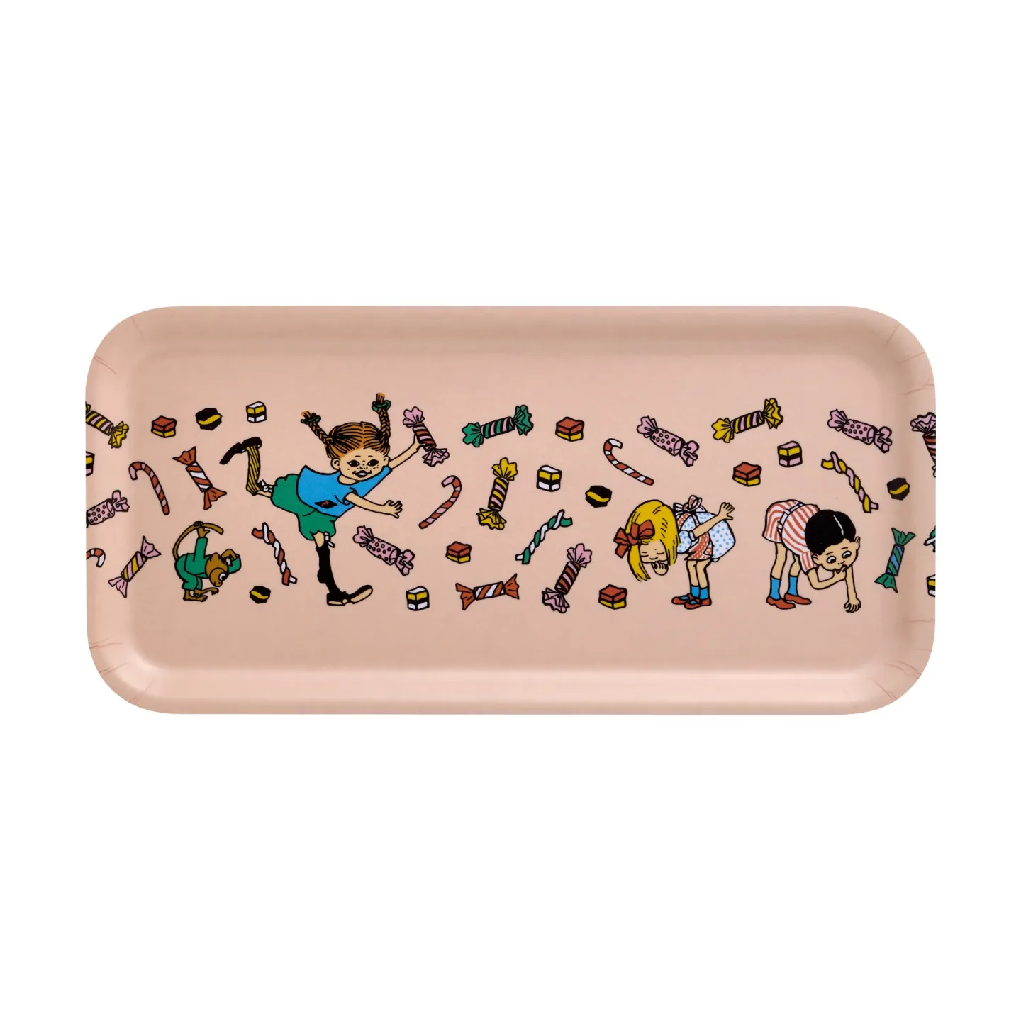 Muurla Pippi Tablett 13x27 cm Candy