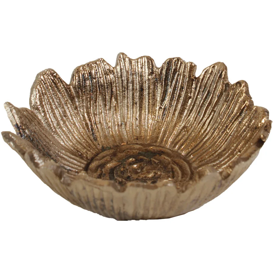 Dekoration Modern Bohemian gold/bronze Aluguss B 14 T 14 cm