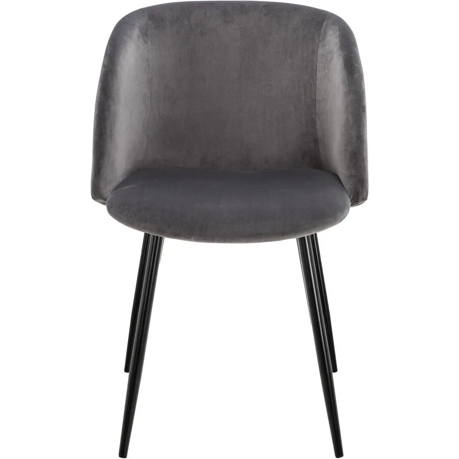 Schalenstuhl Yves Grau Polyester 55 cm