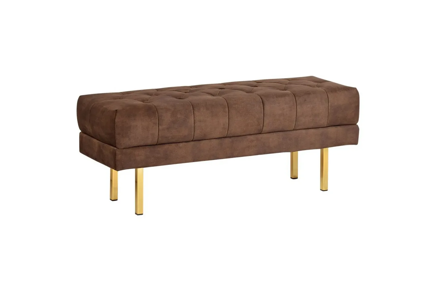 Sittbänk Roseville Mörkbrun/Guld - Mörkbrun/Guld