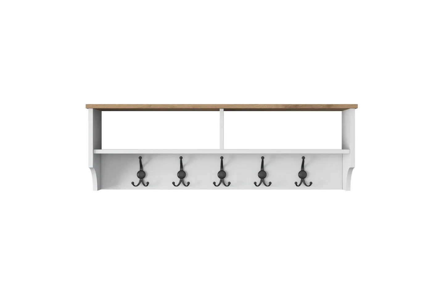 Caraway Hatthylla 120x22,2 cm Vit/Brun - Hanah Home