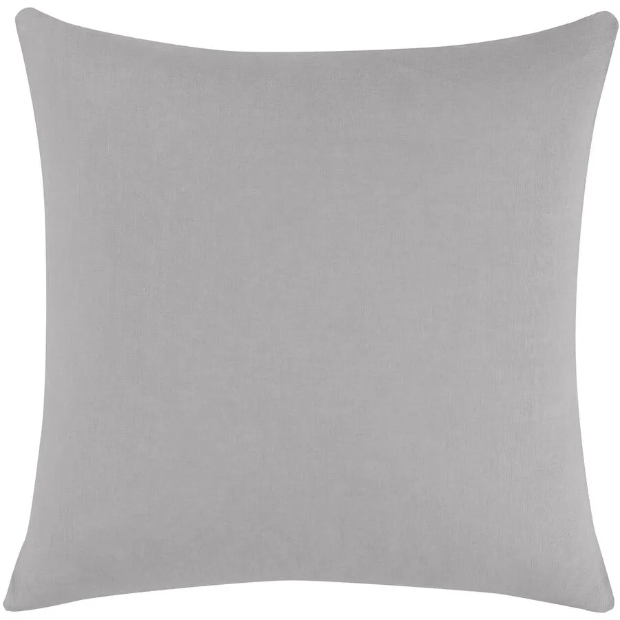 Kissenbezug Leana Silber Leinen 65 cm 65 cm - Material: 100% Leinen