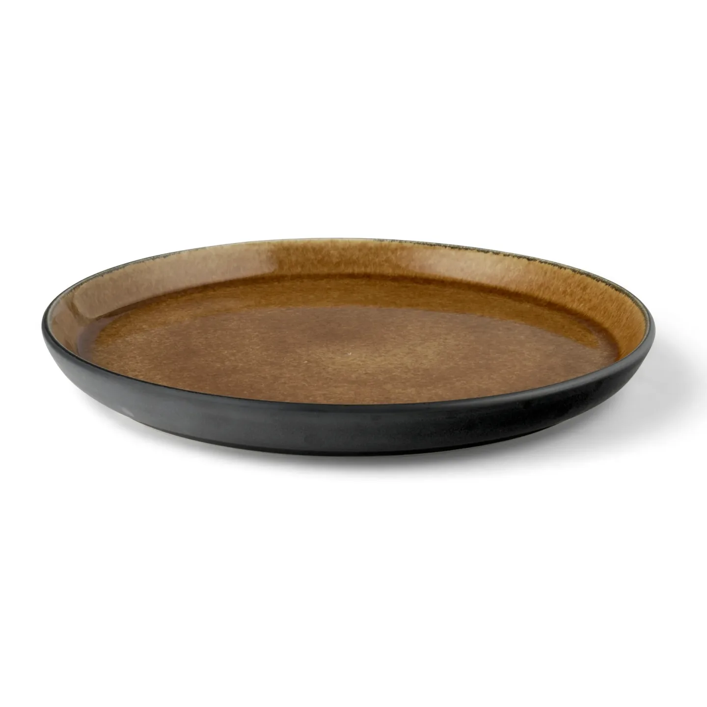 Bitz Bitz tallrik gastro Ø 21 cm Svart-amber