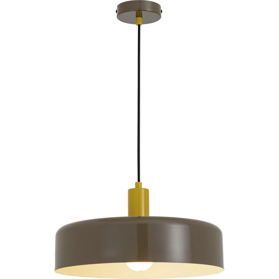 Pendellampe Fonteno Braun Metall 35 cm 120 cm