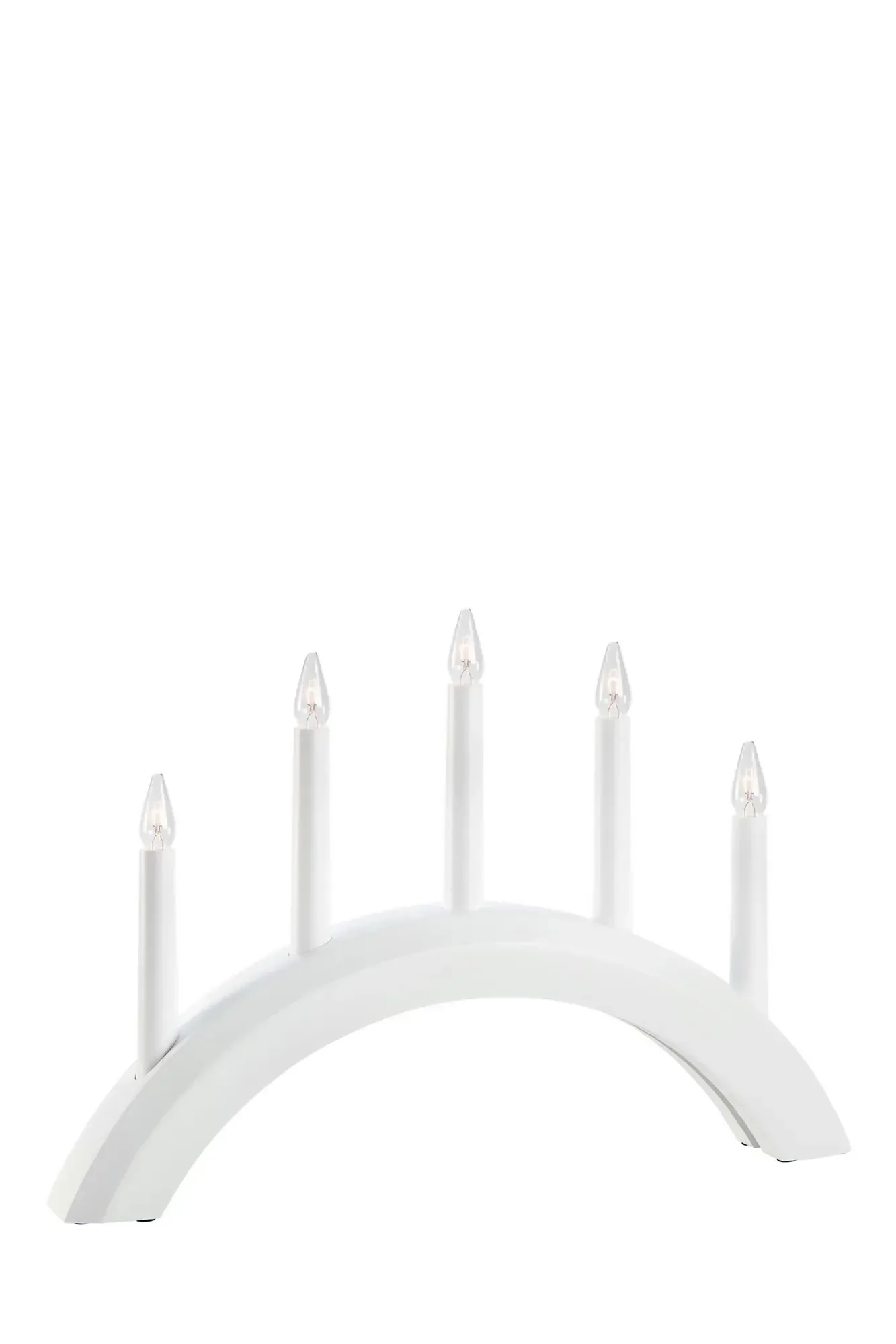 Avento Adventskerzenhalter Weiß 5 Lichter