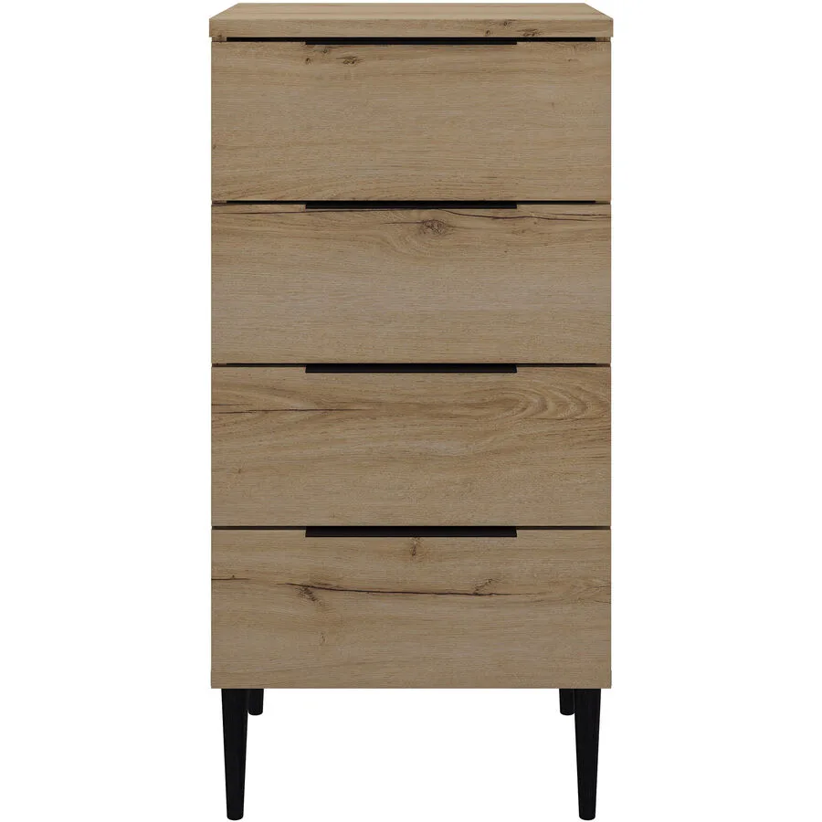 Kommode Lusi Eiche Dekor Holzwerkstoff B 48 H 98 cm