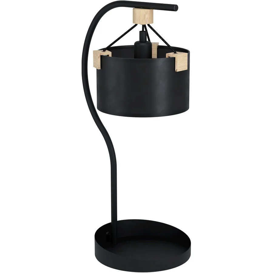 Eglo Tischlampe Potosi Schwarz Stahl 23 cm 65 cm