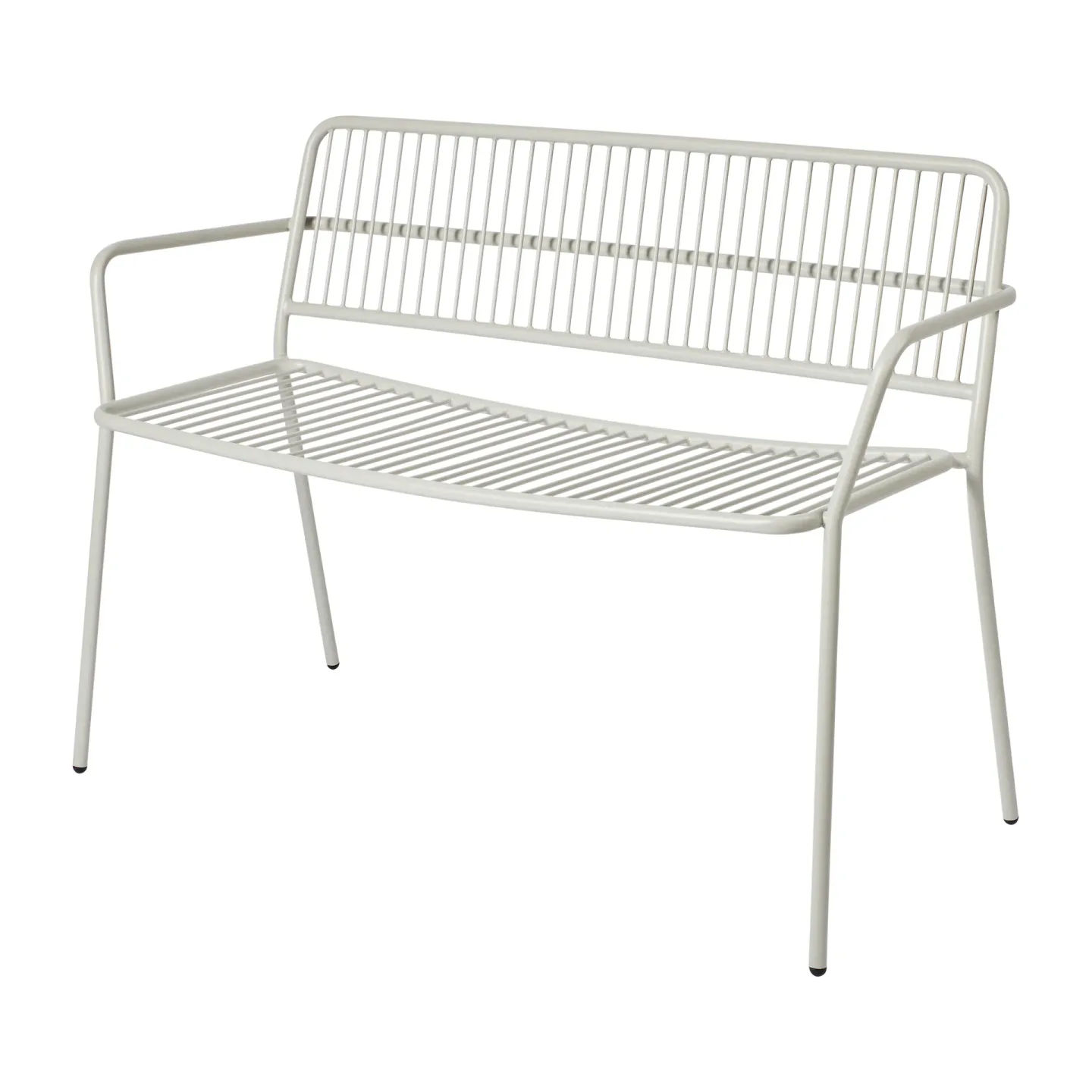 Broste Copenhagen Eden Bank mit Armstütze Beige grey