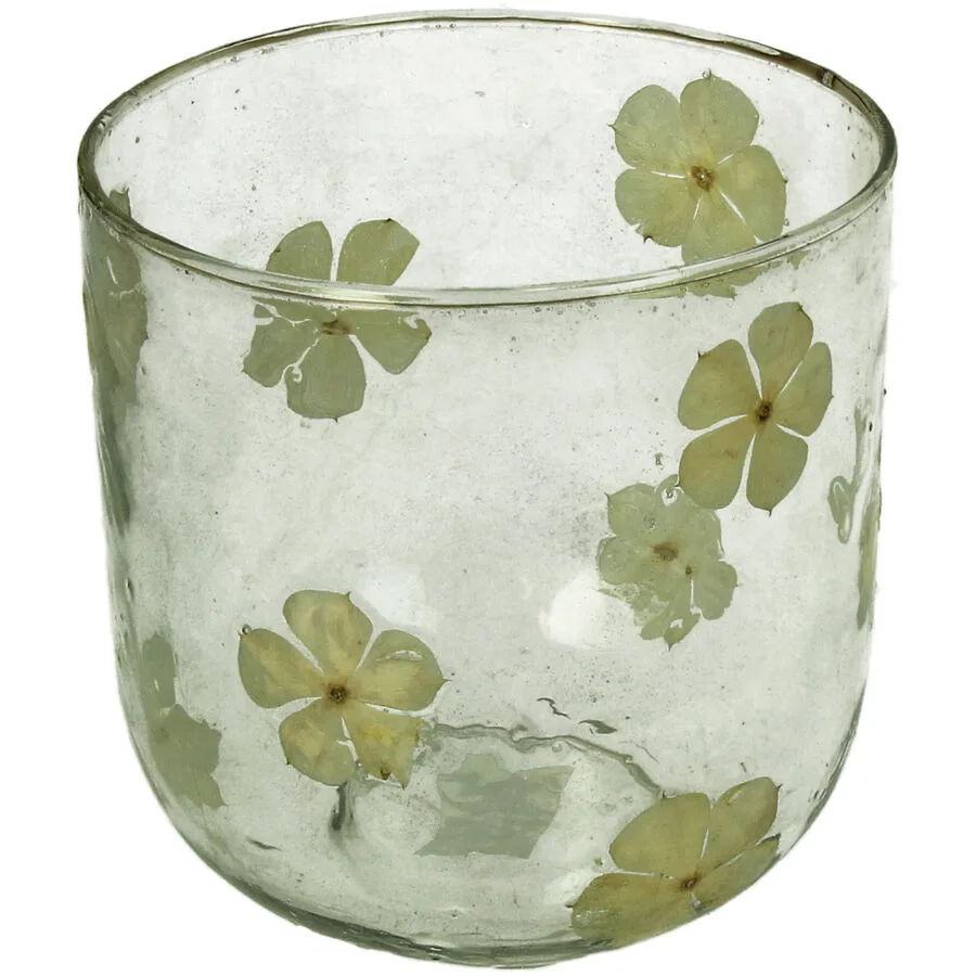 Windlicht Natural & Feminine Glamour Transparent Glas 12 cm