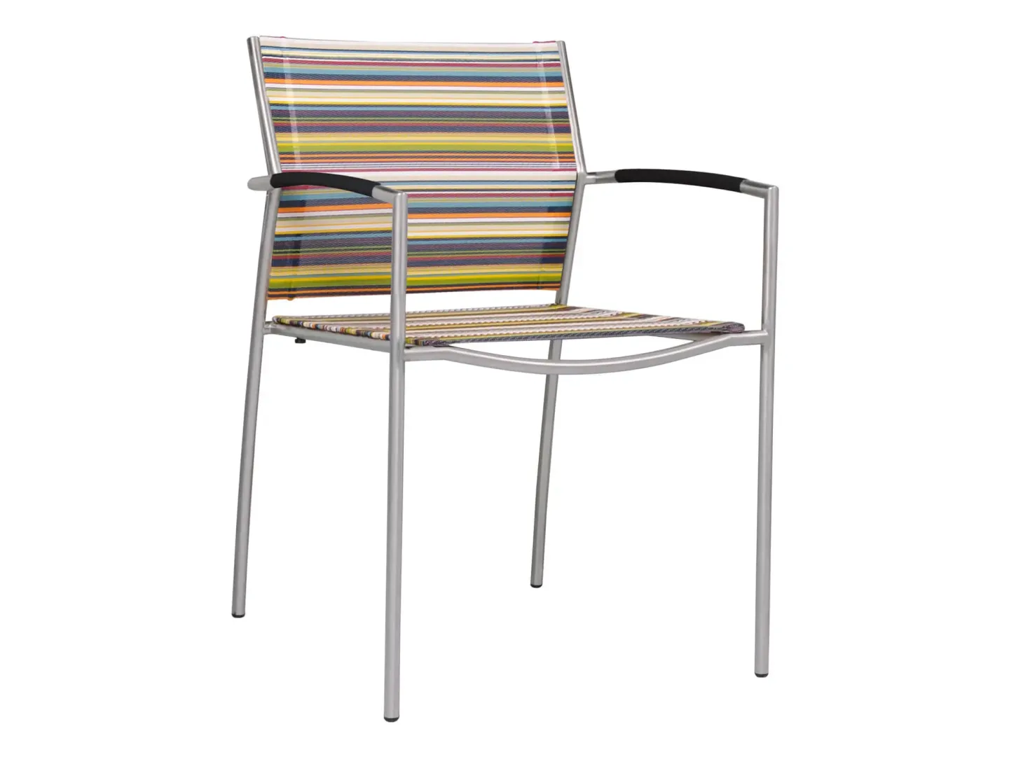 Blaser und Trösch Gartenstuhl Rovex Stripes Mehrfarbig | Schubiger Möbel