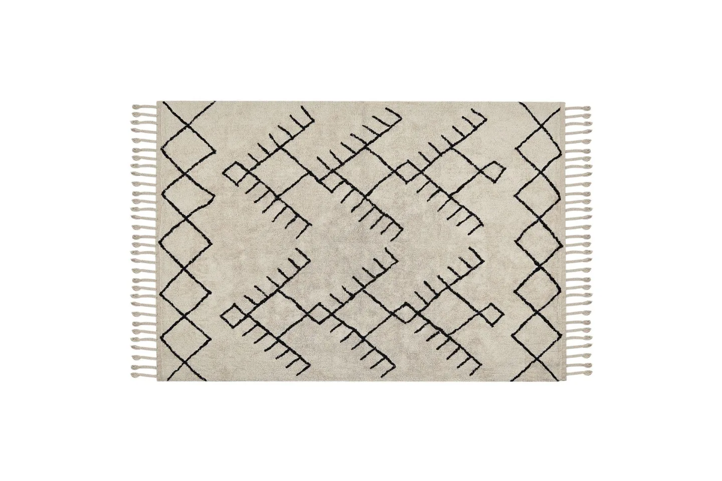 Erler Bomullsmatta 140x200 cm - Beige