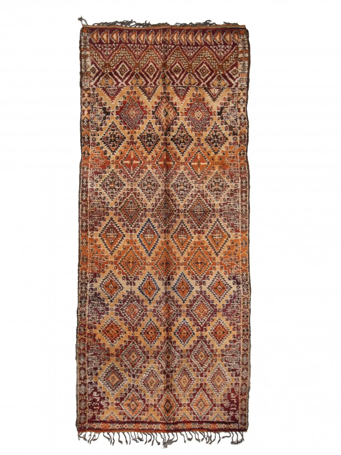 Kelim-teppe Marokkansk Azilal Special Edition 520 x 210 cm (Størrelse: 520 x 210 cm)