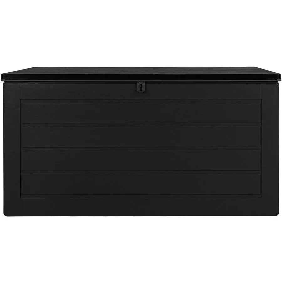 Aufbewahrungsbox Zorina Kunststoff 146.5 cm 71 cm 75 cm - Farbe: Schwarz - Material: Plastik