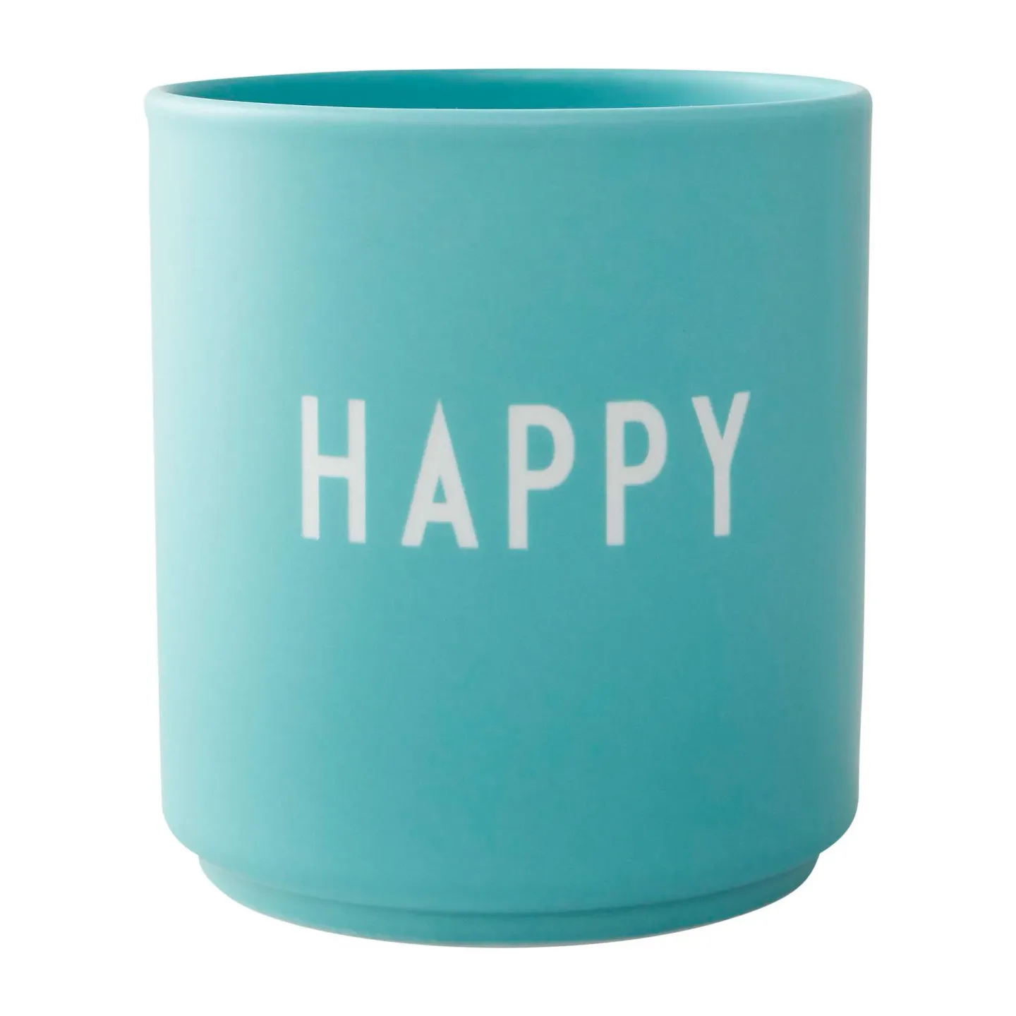 Design Letters Design Letters Lieblingsbecher 25cl Happy-aqua blue