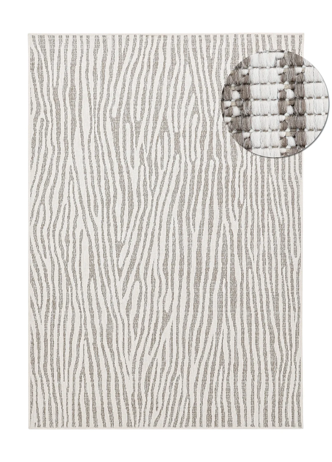 Innendørs/Utendørs tepper - Vaura (beige) (Størrelse: 80 x 150 cm)