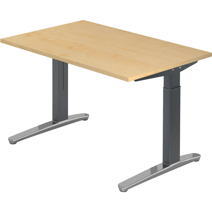 Schreibtisch Office Ahorn Holzwerkstoff B 120 T 80 cm