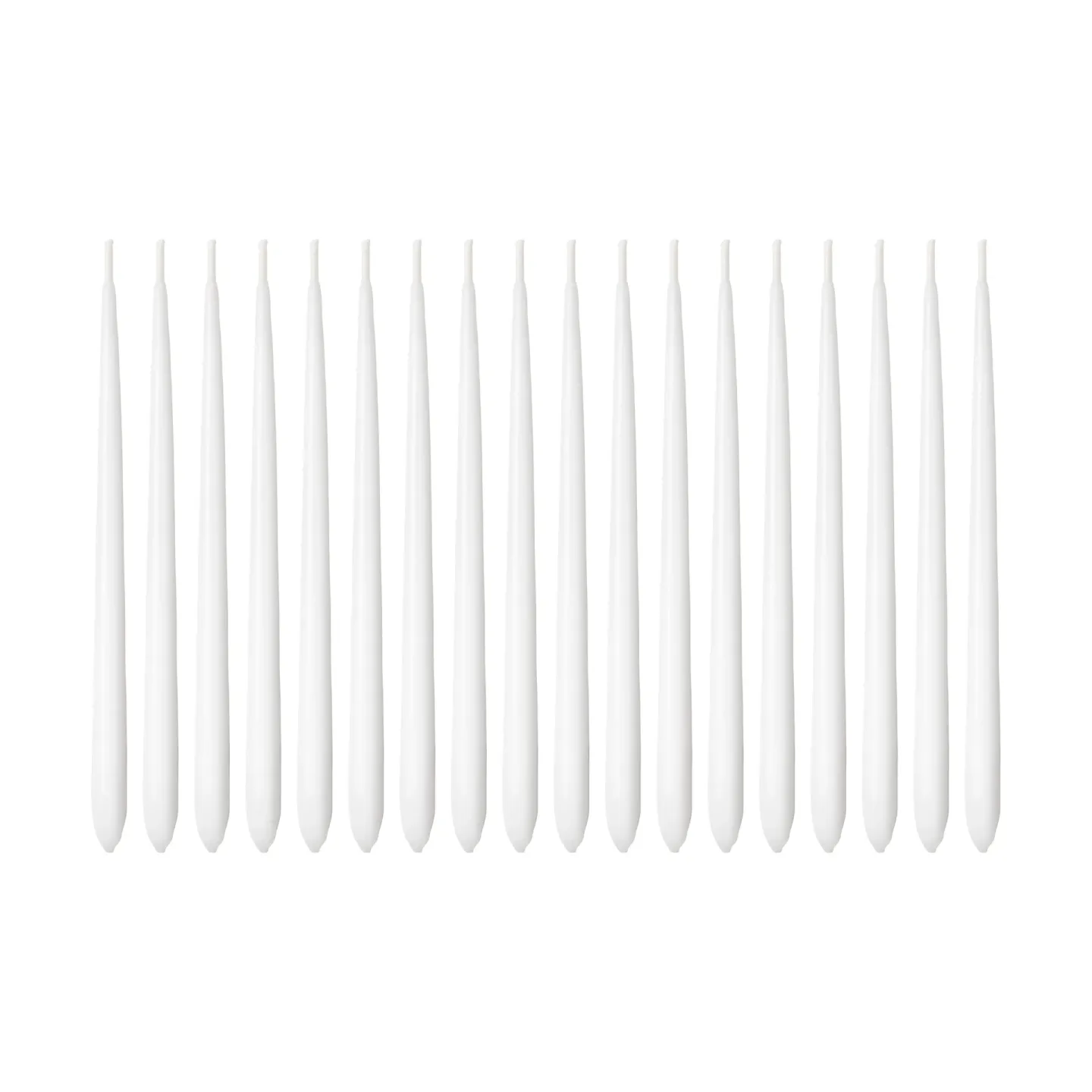 Georg Jensen Cobra Chanukka-Kerzen im 18er-Pack Weiß