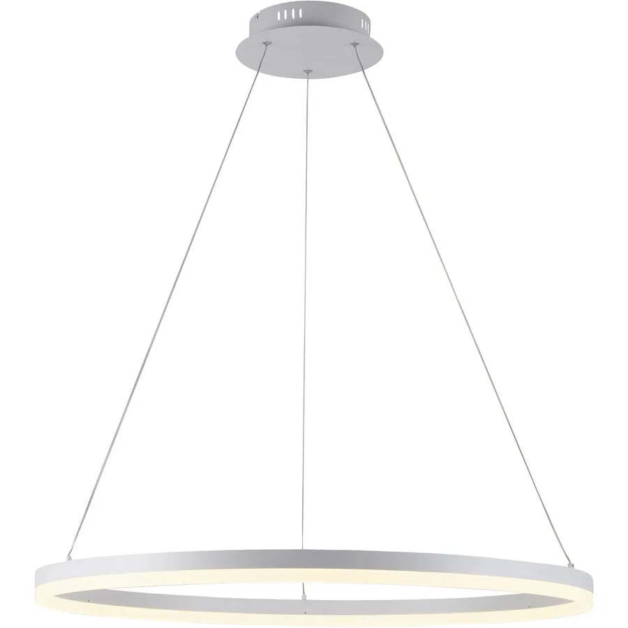Pendellampe Q-Vito Bronze Eisen 59 cm 120 cm - Farbe: messing matt - LED - Lichtfarbe: Warmweiss - LED Energiesparlampen