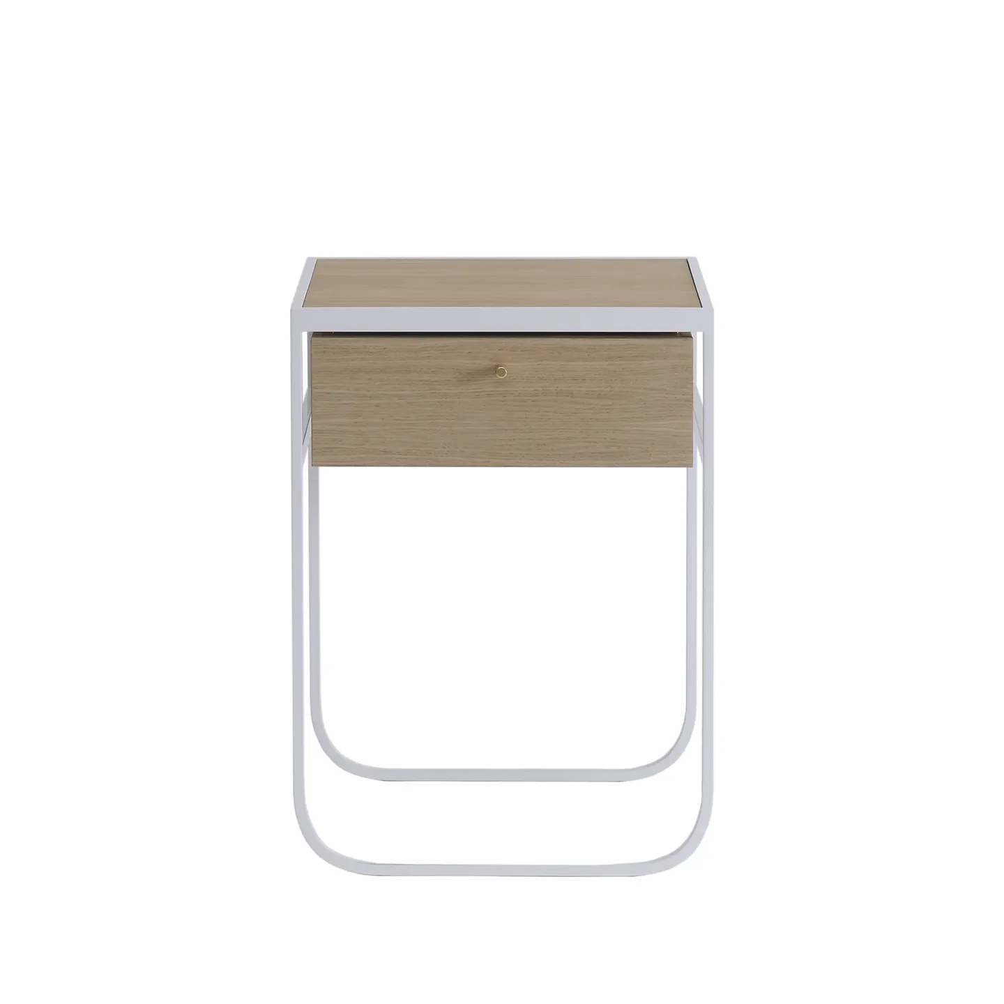 Asplund Nati Tati Drawer Nachttisch White, white lasierte Eiche
