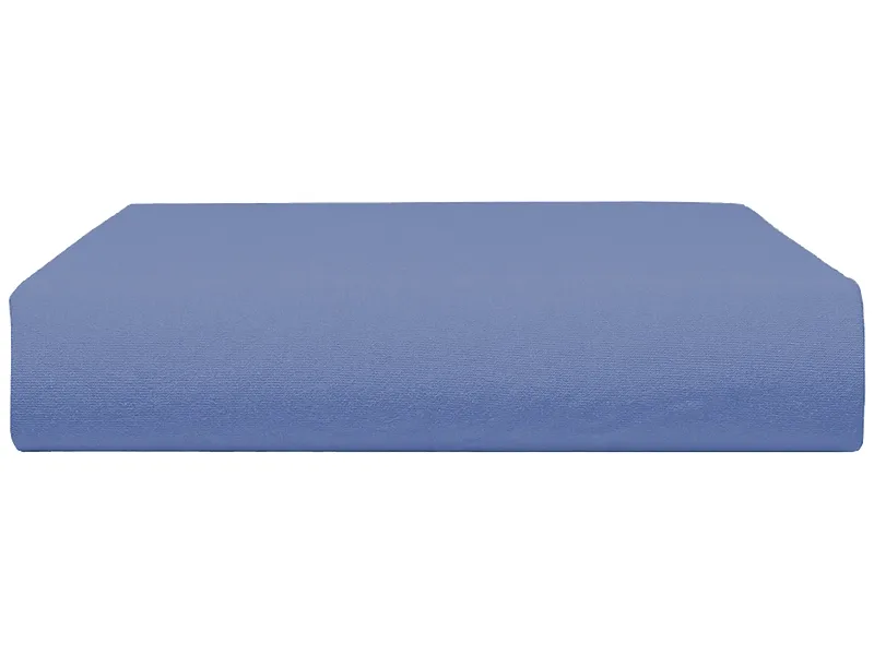Fixleintuch DH BOXSPRING 120x200cm blau