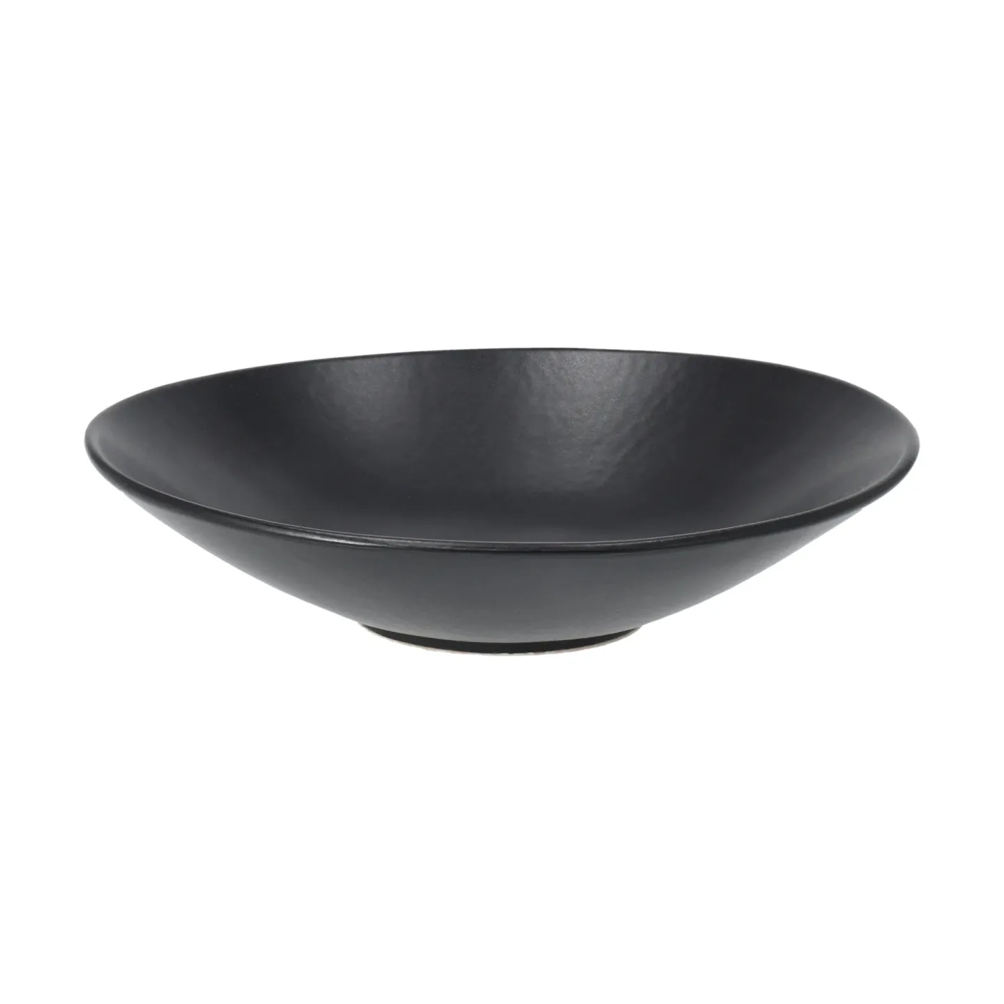 Scandi Living Terra Pastateller Schwarz Steinzeug, Ø22,5 cm