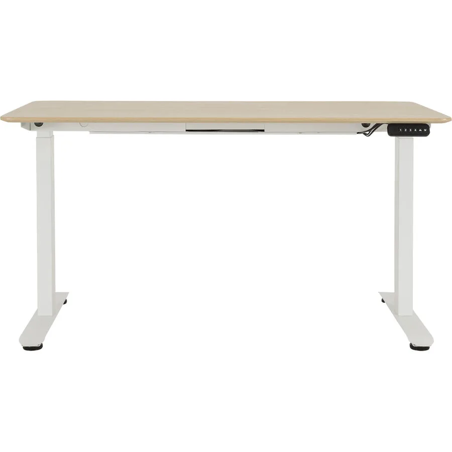 Schreibtisch Lario weiss MDF Höhenverstellbar B 140 T 70 cm